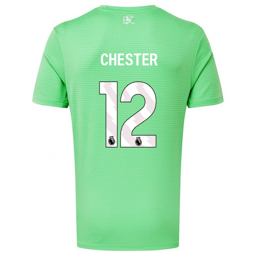 Danxen Mulher Felix Chester #12 Verde Médio Camisola Guarda-Redes 2025/26 Camisa