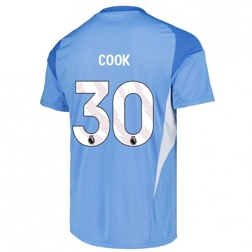 Danxen Mulher Robbie Cook #30 Azul Céu Branco Camisola Guarda-Redes 2025/26 Camisa