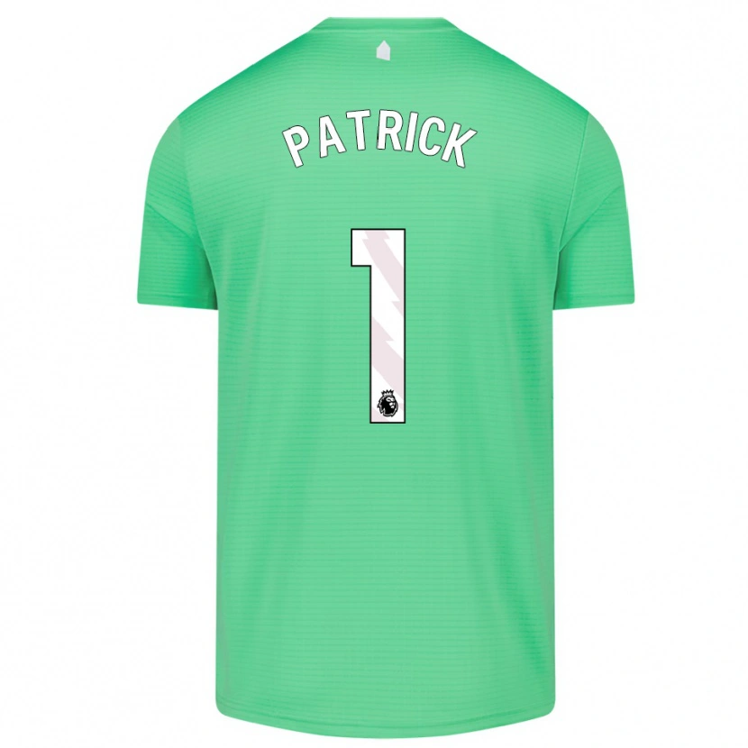 Danxen Mulher Seve Patrick #1 Verde Médio Camisola Guarda-Redes 2025/26 Camisa