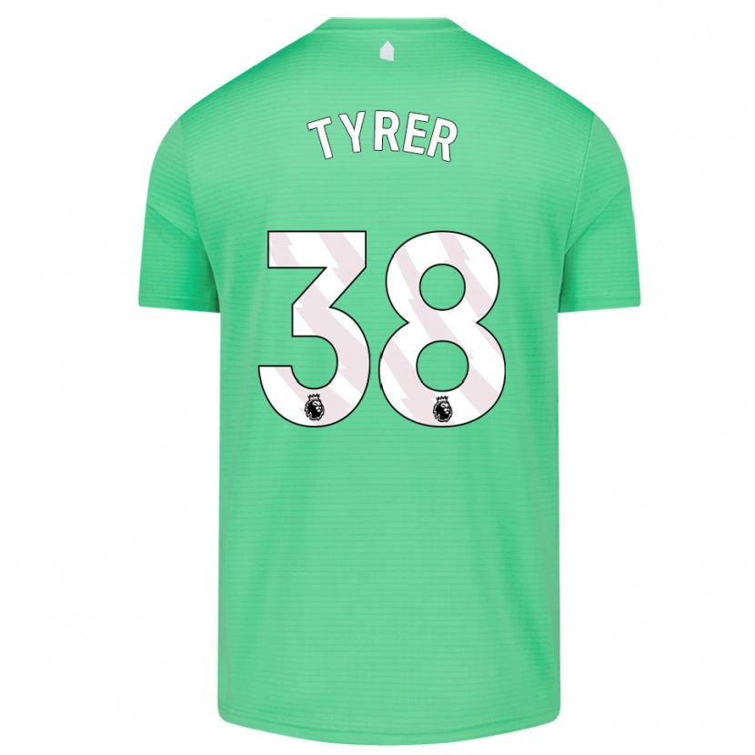 Danxen Mulher Harry Tyrer #38 Verde Médio Camisola Guarda-Redes 2025/26 Camisa