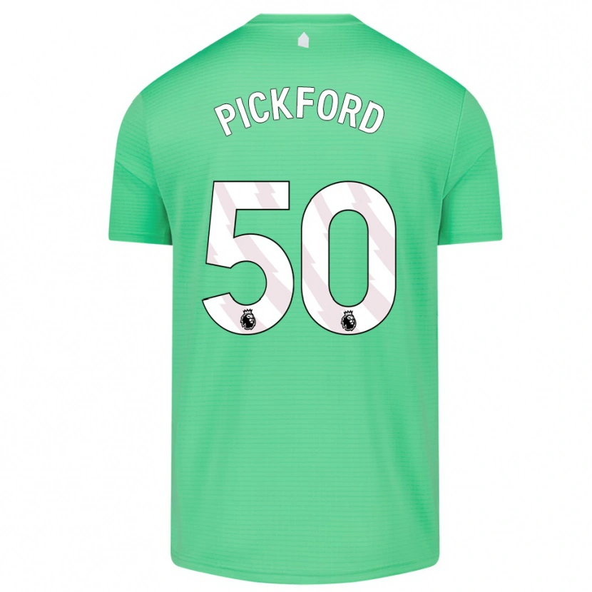 Danxen Mulher George Pickford #50 Verde Médio Camisola Guarda-Redes 2025/26 Camisa