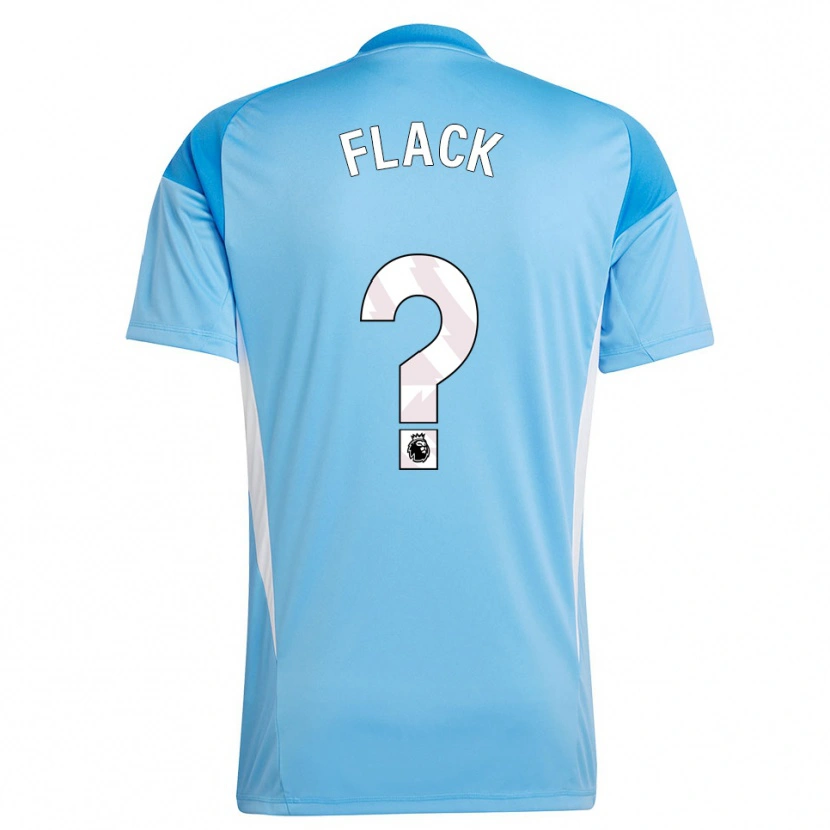 Danxen Mulher Lucas Flack #0 Azul Branco Camisola Guarda-Redes 2025/26 Camisa