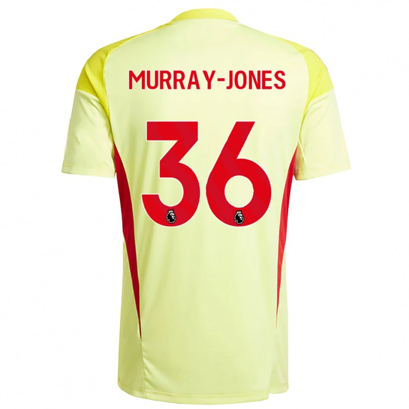 Danxen Mulher George Murray-Jones #36 Amarelo Claro Laranja Camisola Guarda-Redes 2025/26 Camisa