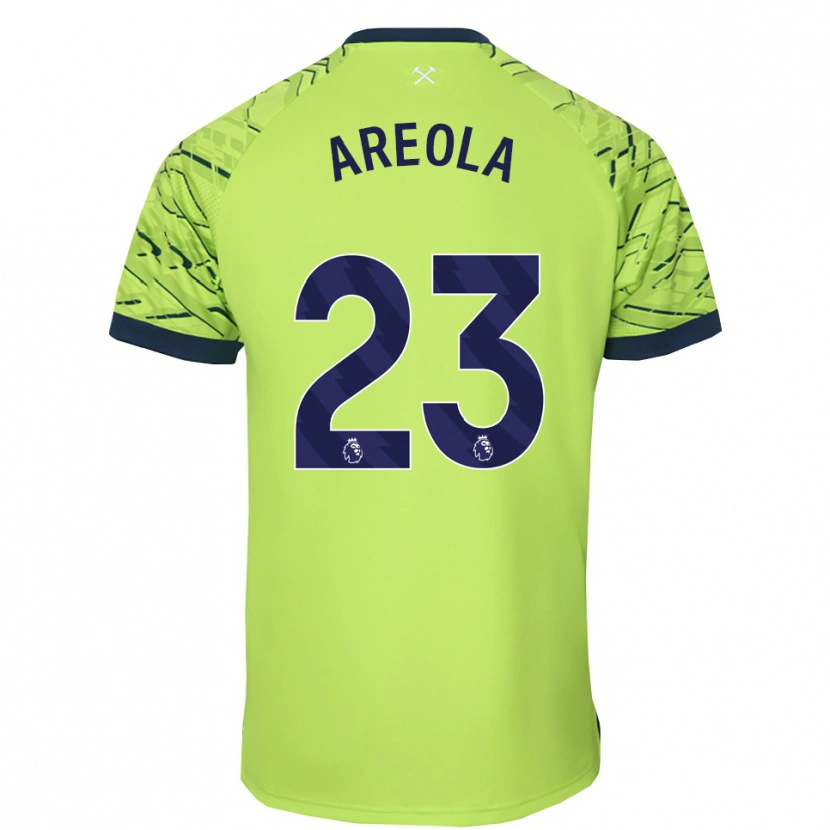 Danxen Mulher Alphonse Areola #23 Verde Fluorescente Camisola Guarda-Redes 2025/26 Camisa