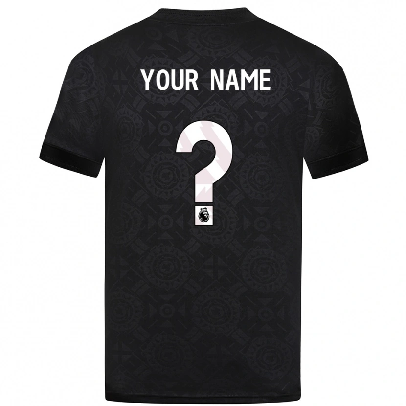 Danxen Mulher Wolverhampton Wanderers Preto Branco Camisola Guarda-Redes 2025/26 Camisa