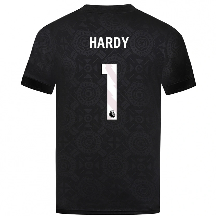 Danxen Mulher George Hardy #1 Preto Branco Camisola Guarda-Redes 2025/26 Camisa