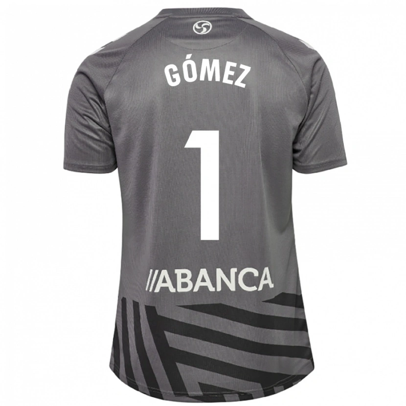 Danxen Mulher Nuria Gómez #1 Cinza Escuro Preto Camisola Guarda-Redes 2025/26 Camisa