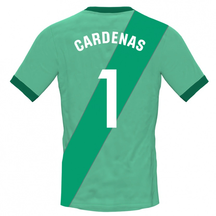 Danxen Mulher Dani Cárdenas #1 Verde Preto Camisola Guarda-Redes 2025/26 Camisa