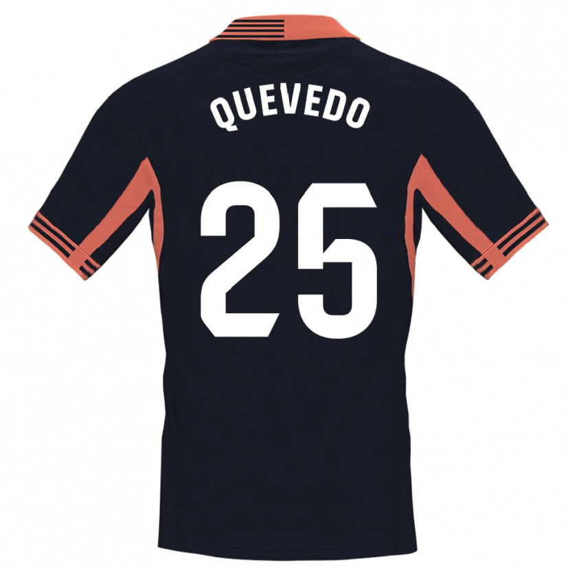 Danxen Mulher Alex Quevedo #25 Preto Branco Laranja Camisola Guarda-Redes 2025/26 Camisa