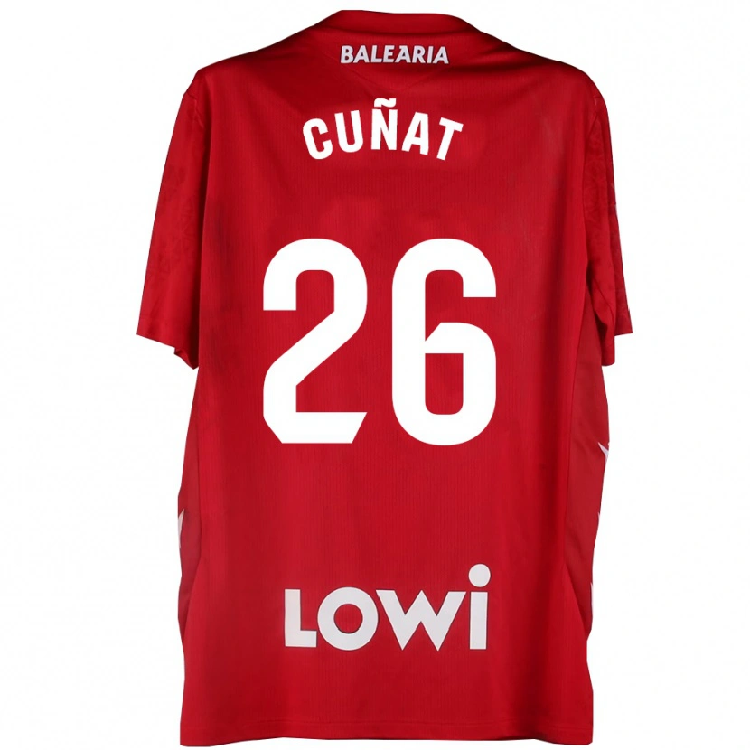 Danxen Mulher Pablo Campos #26 Vermelho Branco Camisola Guarda-Redes 2025/26 Camisa