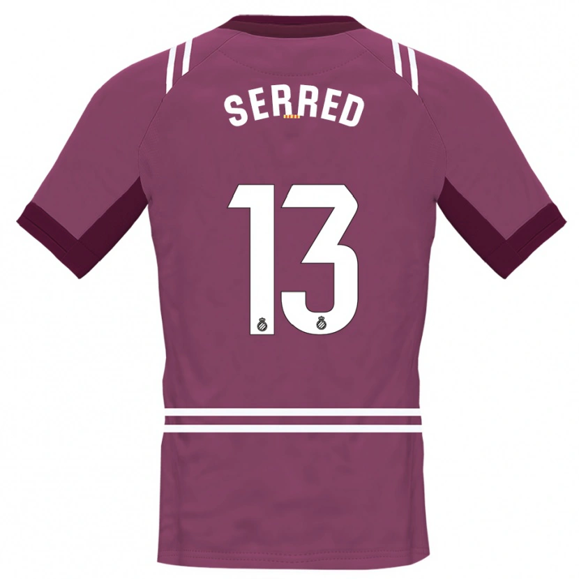 Danxen Mulher Llorenç Serred #13 Bordô Branco Camisola Guarda-Redes 2025/26 Camisa