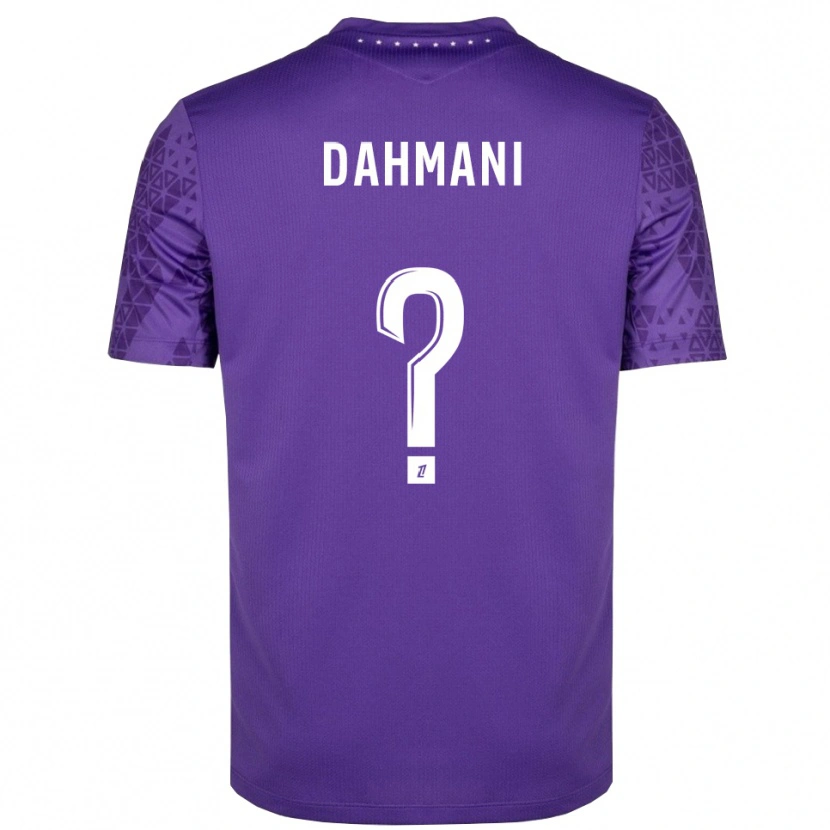 Danxen Mulher Waël Dahmani #0 Roxo Branco Camisola Guarda-Redes 2025/26 Camisa