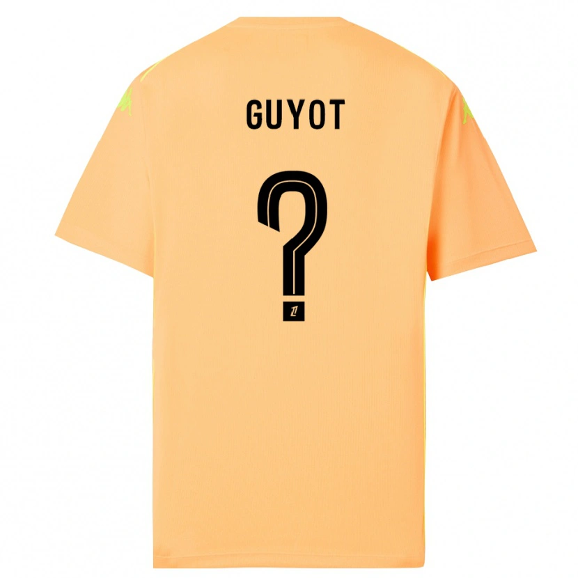 Danxen Mulher Loucas Guyot #0 Laranja Escuro Preto Camisola Guarda-Redes 2025/26 Camisa