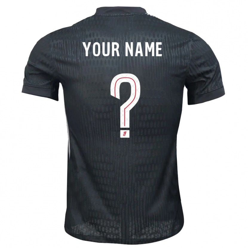 Danxen Mulher Paris Saint-Germain Cinza Escuro Preto Camisola Guarda-Redes 2025/26 Camisa