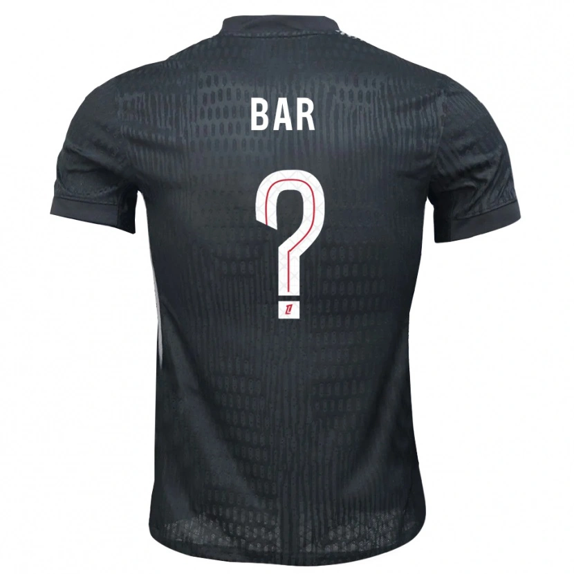 Danxen Mulher Arthur Bar #0 Cinza Escuro Preto Camisola Guarda-Redes 2025/26 Camisa