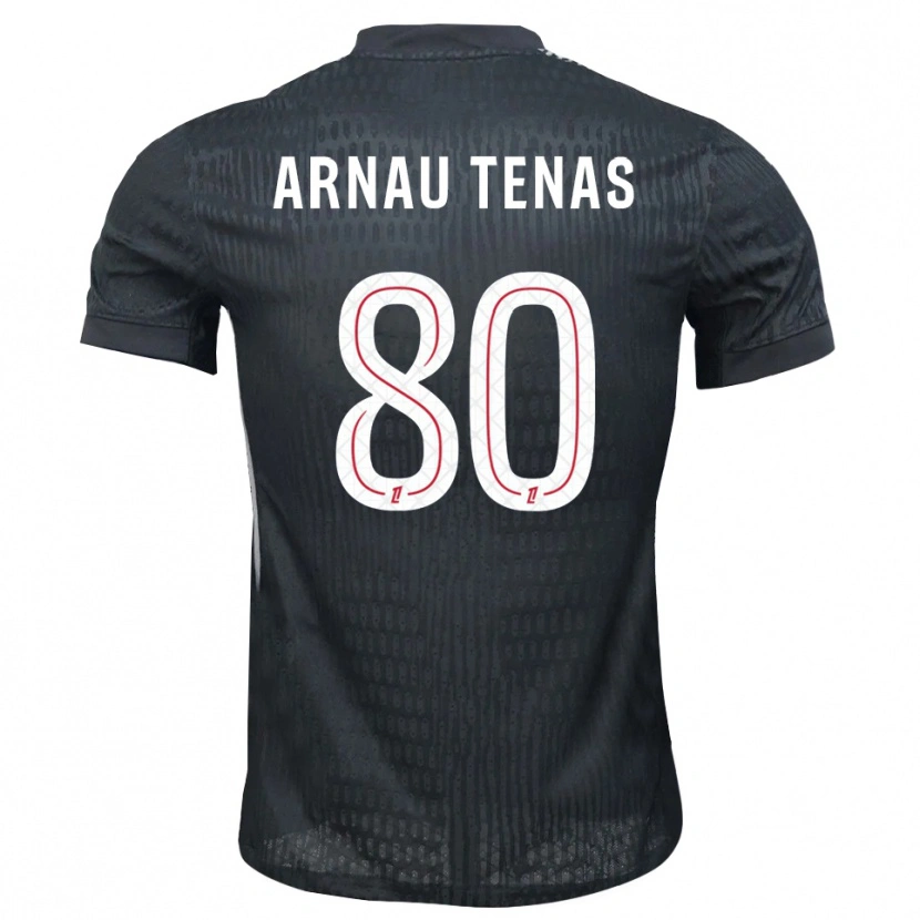Danxen Mulher Arnau Tenas #80 Cinza Escuro Preto Camisola Guarda-Redes 2025/26 Camisa