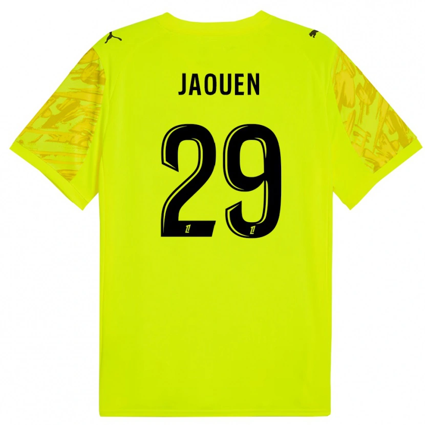 Danxen Mulher Ewen Jaouen #29 Verde Fluorescente Amarelo Camisola Guarda-Redes 2025/26 Camisa