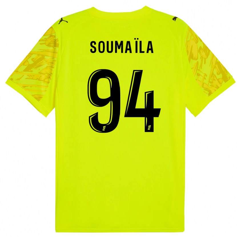 Danxen Mulher Soumaïla Sylla #94 Verde Fluorescente Amarelo Camisola Guarda-Redes 2025/26 Camisa