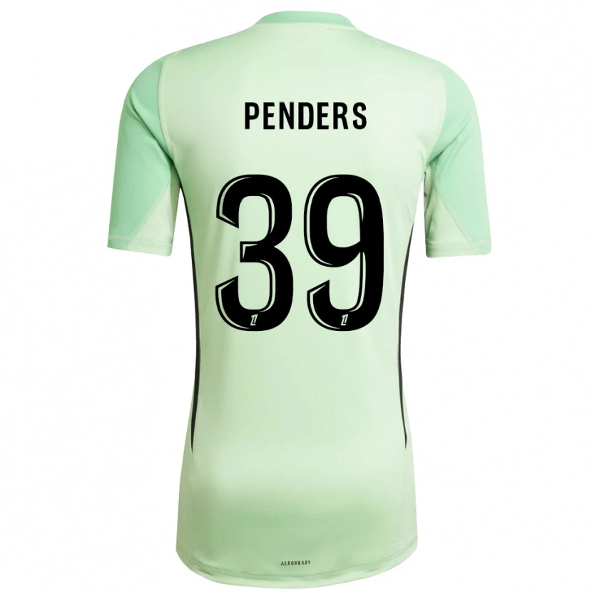 Danxen Mulher Mike Penders #39 Verde Claro Preto Camisola Guarda-Redes 2025/26 Camisa