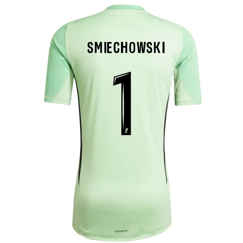 Danxen Mulher Artur Smiechowski #1 Verde Claro Preto Camisola Guarda-Redes 2025/26 Camisa