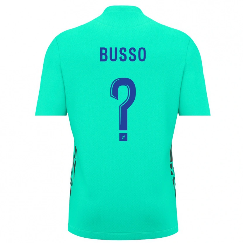 Danxen Mulher Louise Busso #0 Azul Aquamarina Camisola Guarda-Redes 2025/26 Camisa