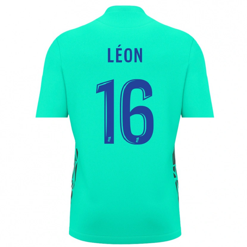 Danxen Mulher Donovan Léon #16 Azul Aquamarina Camisola Guarda-Redes 2025/26 Camisa