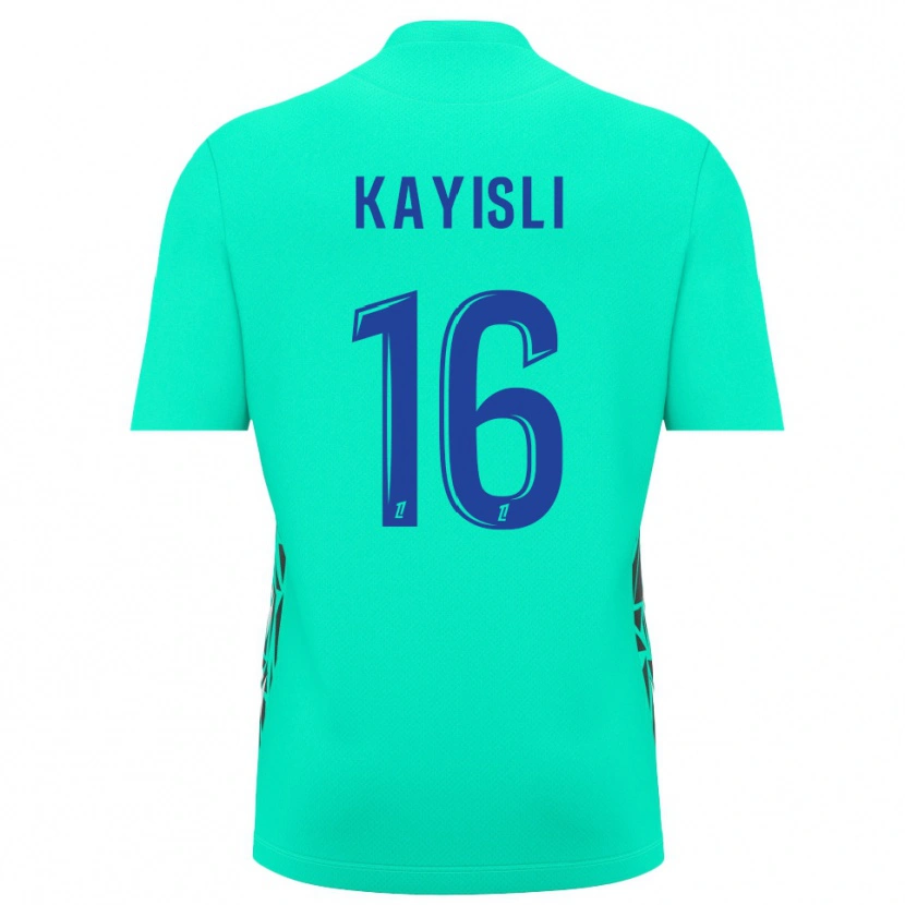 Danxen Mulher Mehmet Kayisli #16 Azul Aquamarina Camisola Guarda-Redes 2025/26 Camisa