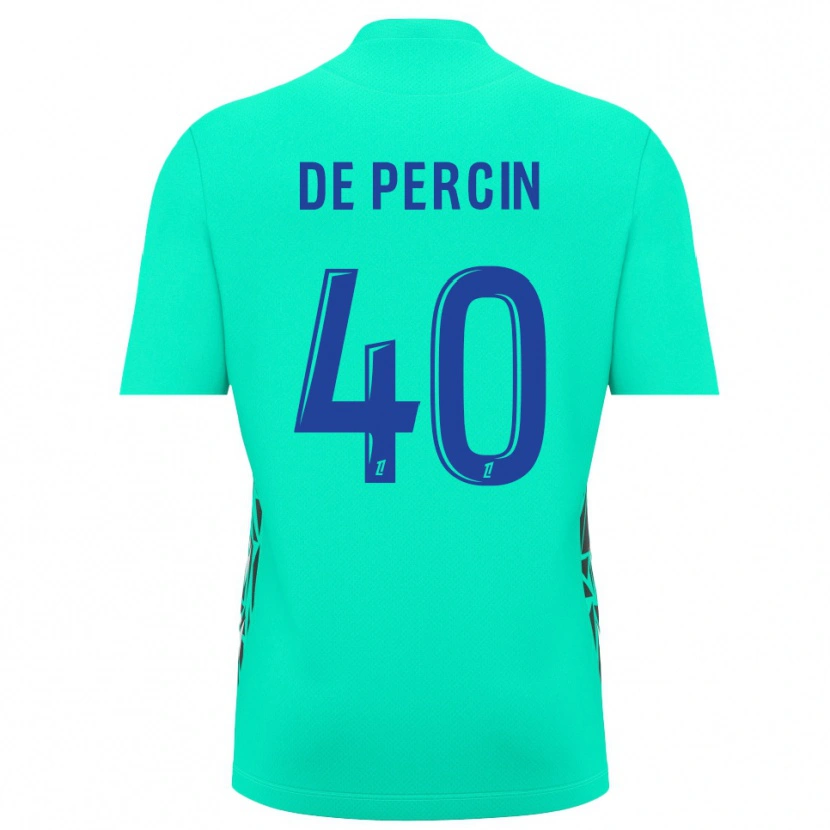 Danxen Mulher Théo De Percin #40 Azul Aquamarina Camisola Guarda-Redes 2025/26 Camisa