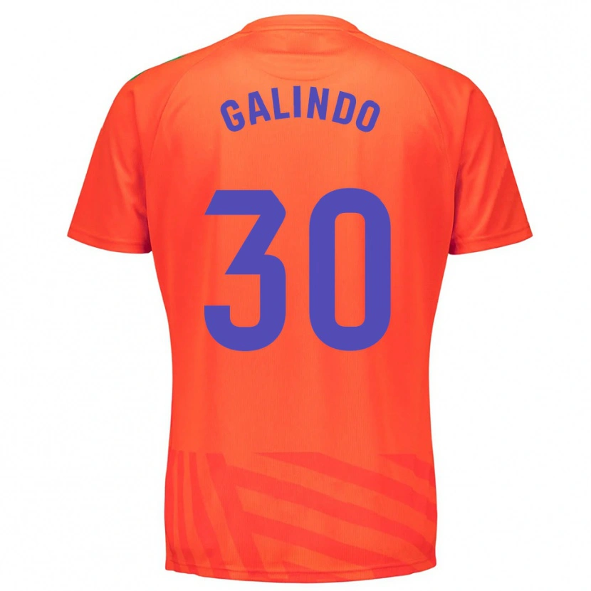 Danxen Mulher Cristian Galindo #30 Vermelho Azul Camisola Guarda-Redes 2025/26 Camisa