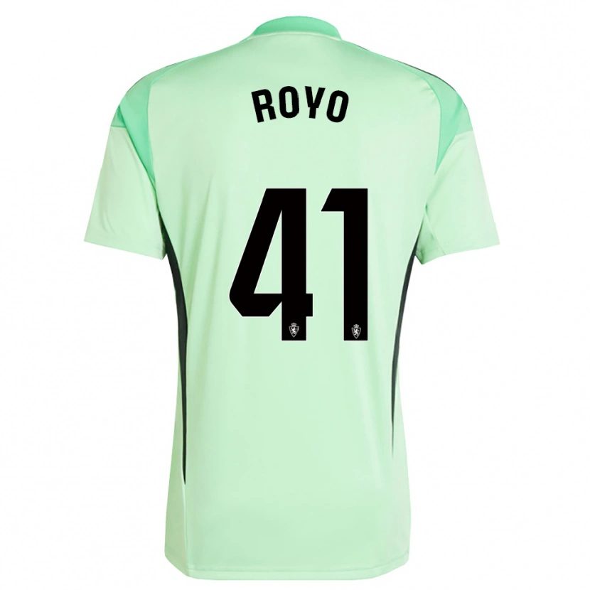Danxen Mulher Eduardo Royo #41 Verde Mola Médio Camisola Guarda-Redes 2025/26 Camisa