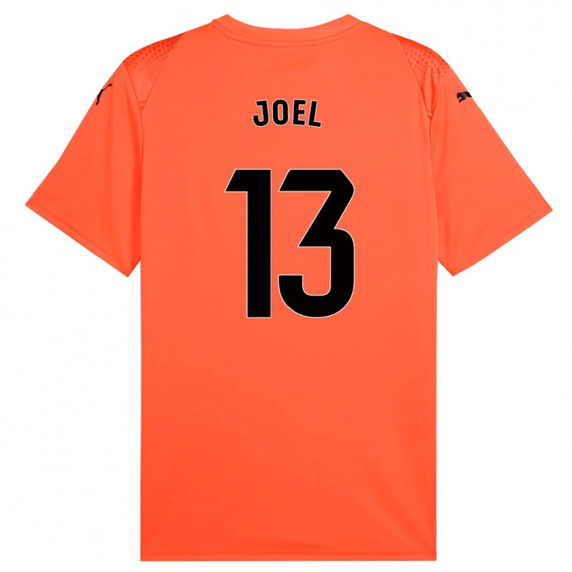 Danxen Mulher Christian Joel #13 Laranja Preto Vermelho Camisola Guarda-Redes 2025/26 Camisa