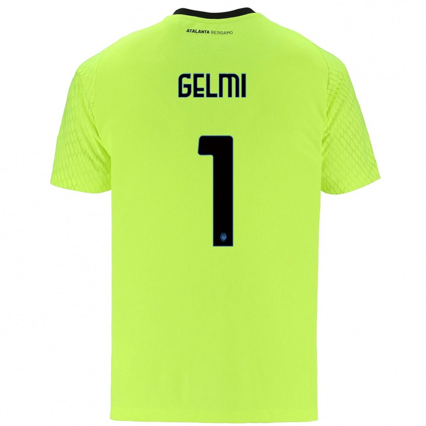 Danxen Mulher Ludovico Gelmi #1 Verde Amarelo Vermelho Camisola Guarda-Redes 2025/26 Camisa