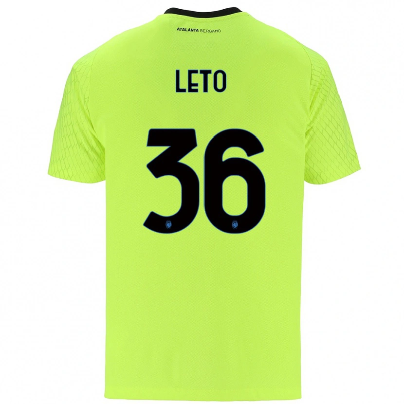Danxen Mulher Manuel Leto #36 Verde Amarelo Vermelho Camisola Guarda-Redes 2025/26 Camisa