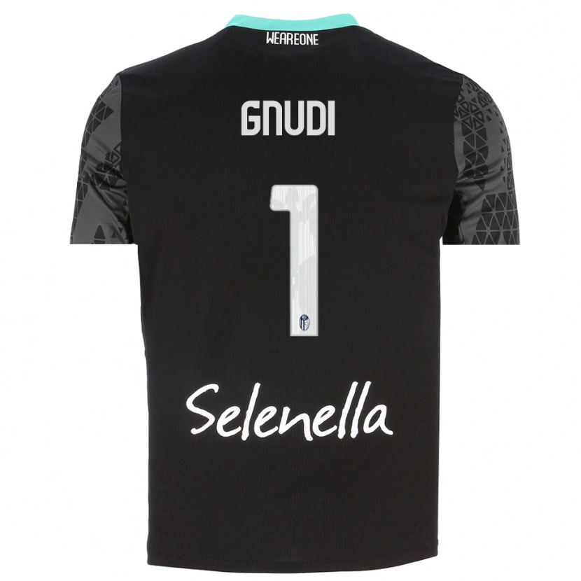 Danxen Mulher Riccardo Gnudi #1 Cinza Preto Branco Camisola Guarda-Redes 2025/26 Camisa