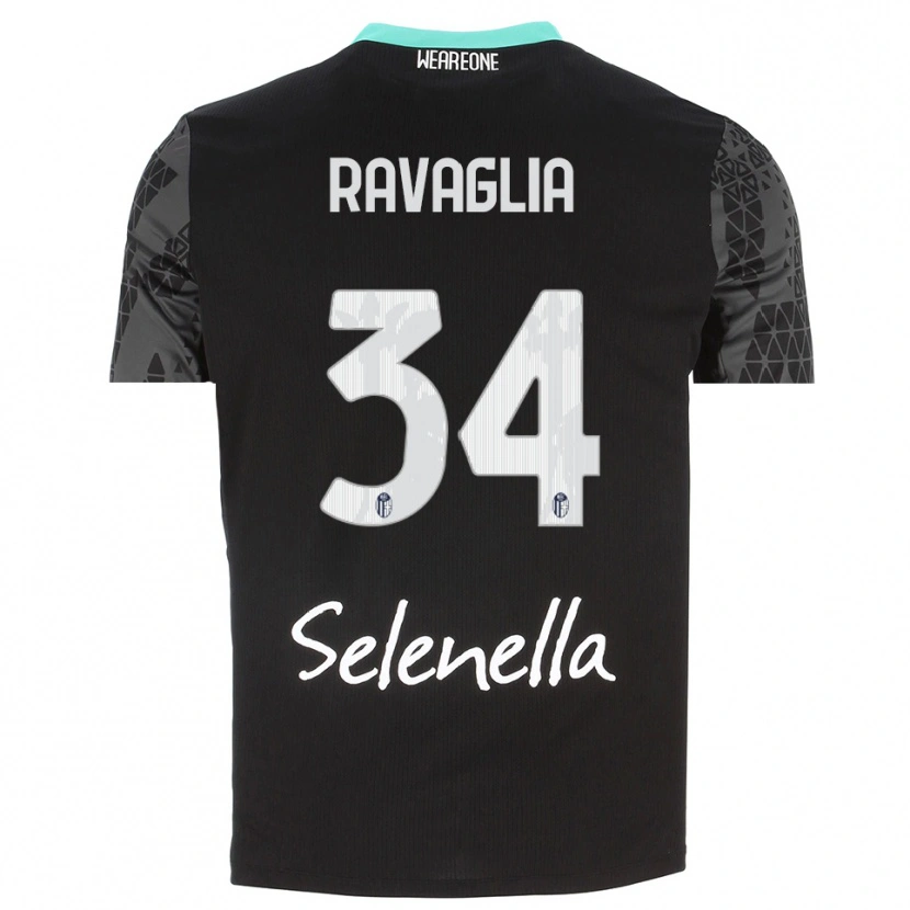 Danxen Mulher Federico Ravaglia #34 Cinza Preto Branco Camisola Guarda-Redes 2025/26 Camisa