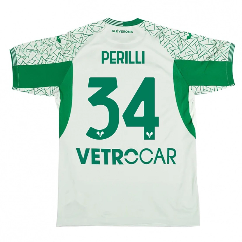 Danxen Mulher Simone Perilli #34 Verde Vermelho Camisola Guarda-Redes 2025/26 Camisa