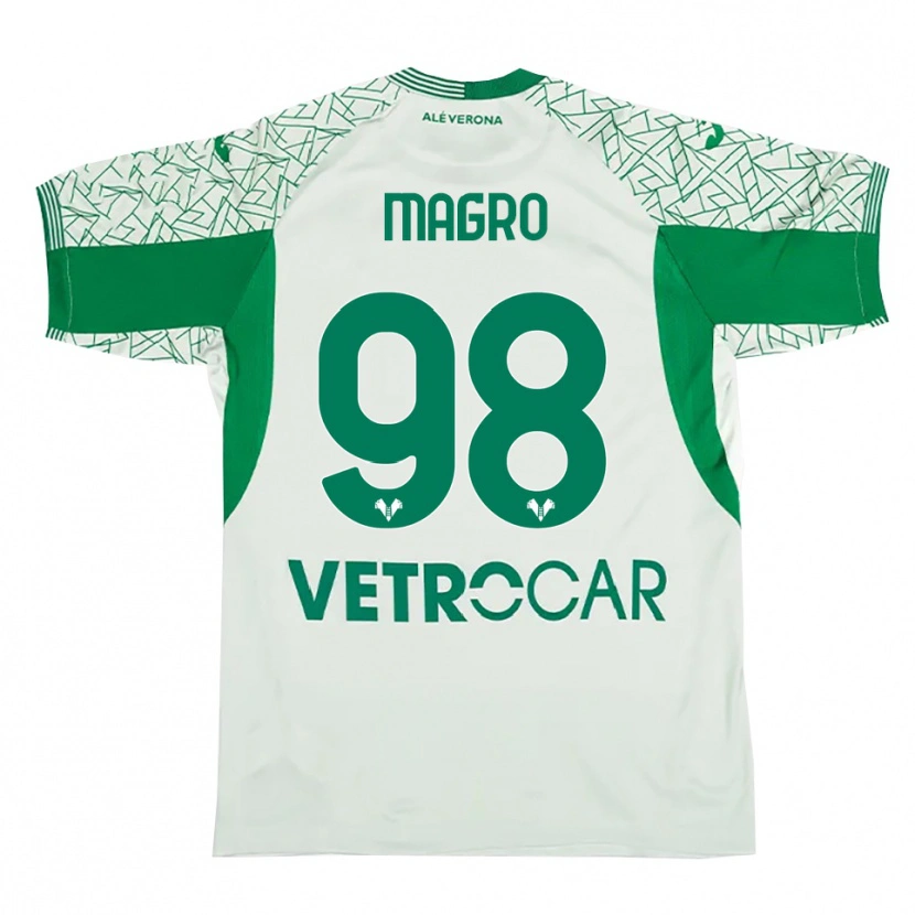 Danxen Mulher Federico Magro #98 Verde Vermelho Camisola Guarda-Redes 2025/26 Camisa
