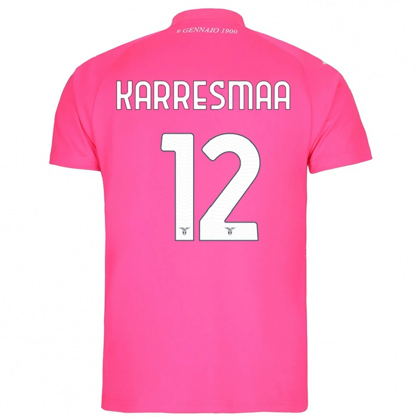 Danxen Mulher Kerttu Karresmaa #12 Rosa Intenso Camisola Guarda-Redes 2025/26 Camisa