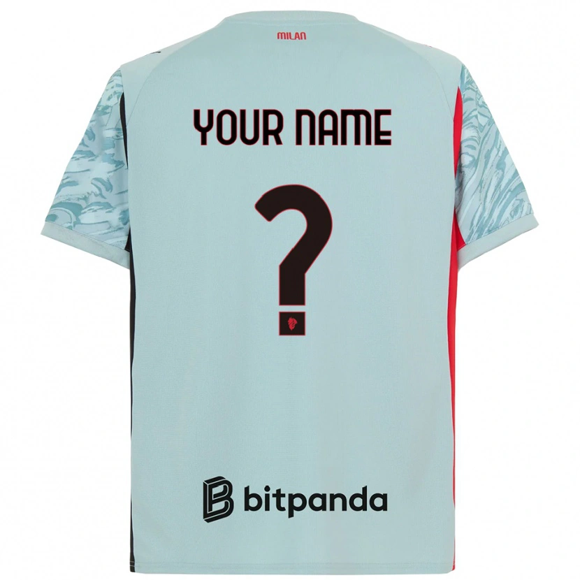 Danxen Mulher AC Milan Azul Claro Vermelho Camisola Guarda-Redes 2025/26 Camisa