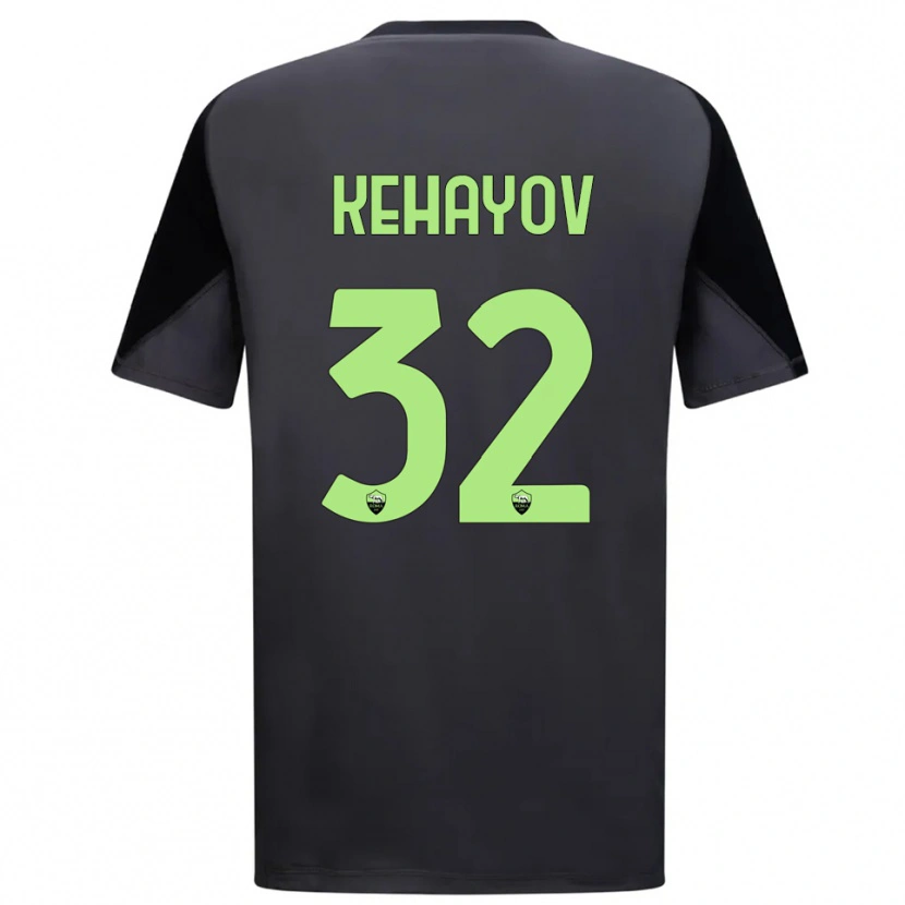 Danxen Mulher Atanas Kehayov #32 Preto Verde Claro Camisola Guarda-Redes 2025/26 Camisa