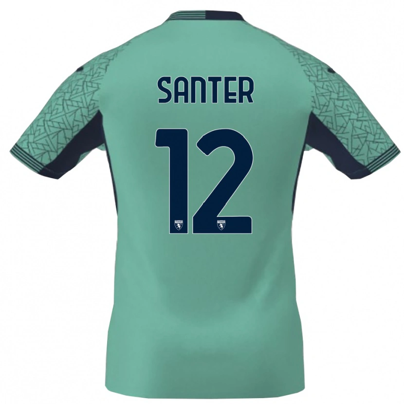 Danxen Mulher Leonardo Santer #12 Lagoa Azul Camisola Guarda-Redes 2025/26 Camisa