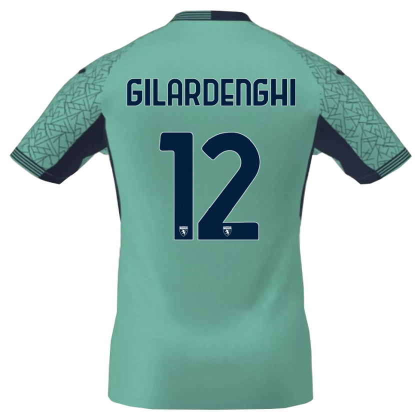 Danxen Mulher Riccardo Gilardenghi #12 Lagoa Azul Camisola Guarda-Redes 2025/26 Camisa