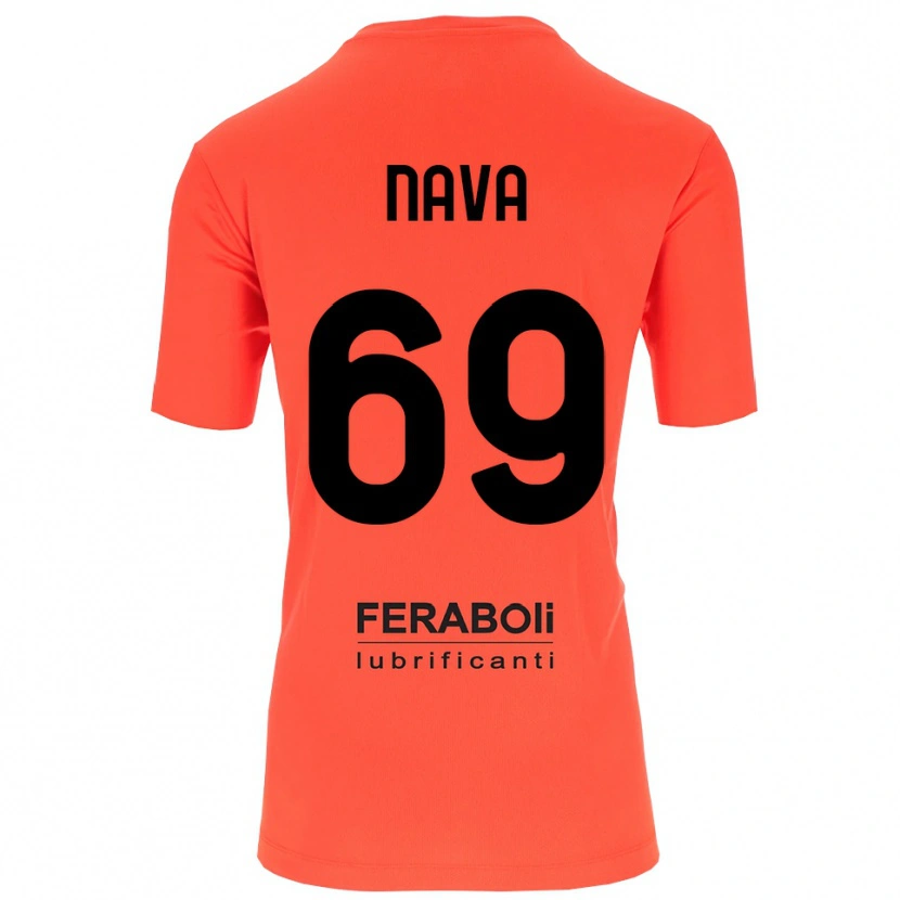 Danxen Mulher Lapo Nava #69 Preto Laranja Vermelho Camisola Guarda-Redes 2025/26 Camisa