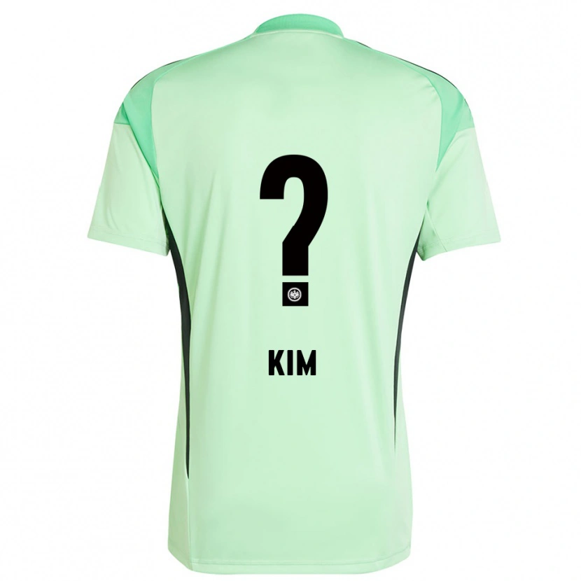 Danxen Mulher Junhyung Kim #0 Preto Verde Claro Camisola Guarda-Redes 2025/26 Camisa
