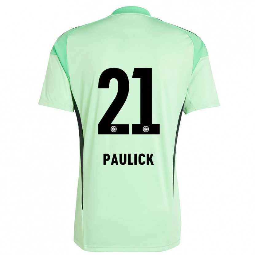 Danxen Mulher Lea Paulick #21 Preto Verde Claro Camisola Guarda-Redes 2025/26 Camisa