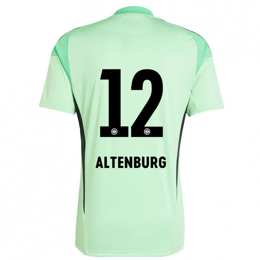 Danxen Mulher Lina Altenburg #12 Preto Verde Claro Camisola Guarda-Redes 2025/26 Camisa