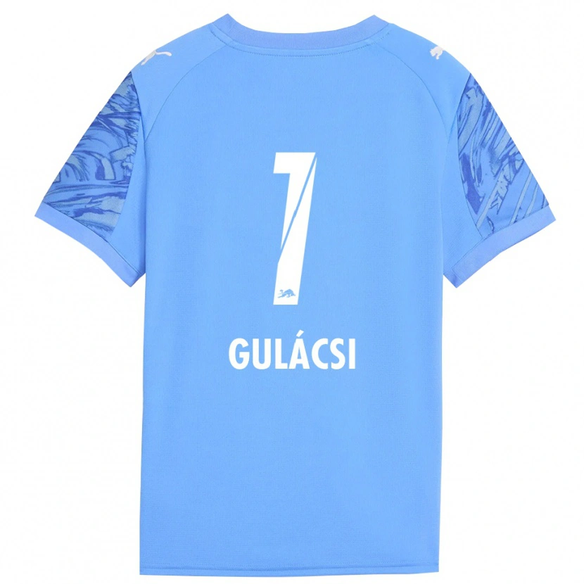 Danxen Mulher Péter Gulácsi #1 Azul Real Vermelho Camisola Guarda-Redes 2025/26 Camisa
