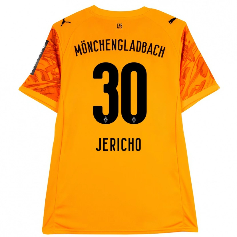 Danxen Mulher Aidan Jericho #30 Preto Amarelo Laranja Camisola Guarda-Redes 2025/26 Camisa