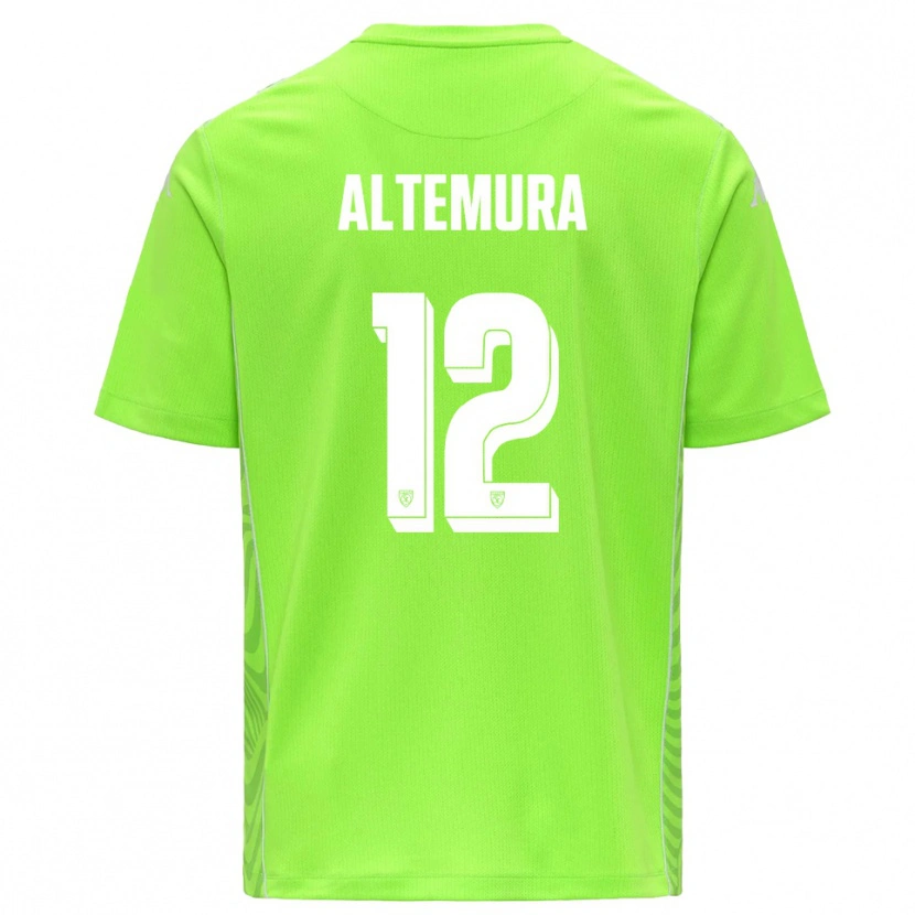 Danxen Mulher Tommaso Altemura #12 Verde Grama Branco Camisola Guarda-Redes 2025/26 Camisa