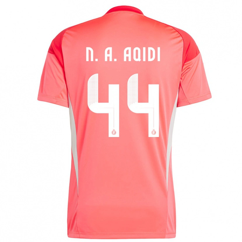 Danxen Mulher Nawaf Al-Aqidi #44 Amarelo Laranja Vermelho Camisola Guarda-Redes 2025/26 Camisa